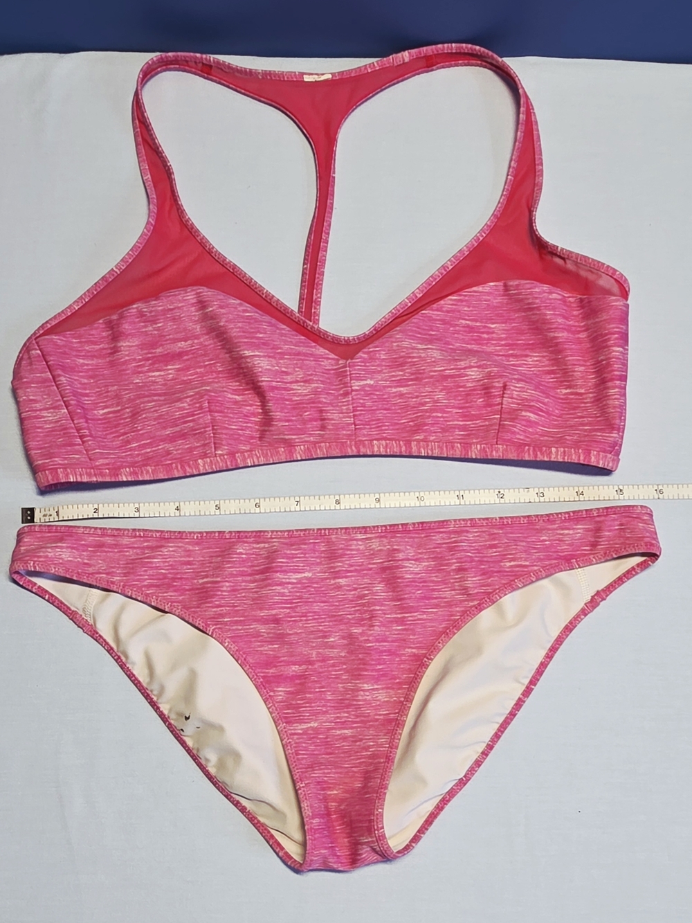 lululemon athletica Pink Space-Dye Racerback Bikini Set